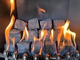 The Stove Wizard 15 Medium Ceramic Coals Gas Fire LPG Bio Ethanol Realistic view 3