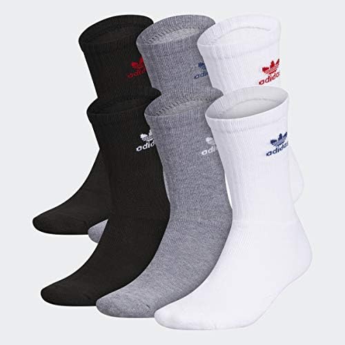 adidas Originals Men’s Trefoil Crew Socks (6pair) Mygodworks