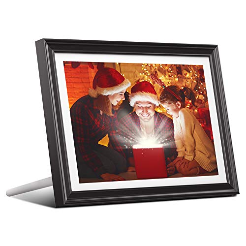 Dragon Touch 10 inch Wi-Fi Digital Picture Frame Classic 10 FHD, Touch Screen 1920×1200 FHD Display, 16GB Storage, Auto-Rotate, Share Photos with Friends via App, Email, Cloud