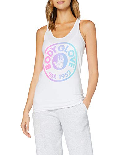 Body Glove Vest Established Racer Vest Camiseta Sin Mangas, Mujer, White, L