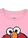 Sesame Street Girls' Modern/Fitted, Pink Elmo Loves You, 2T