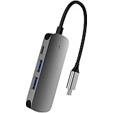 jojofuny Type Hub Adapter Dock Holder USB Hub Dongle for Access Compatible Laptops and Devices No Drivers Required