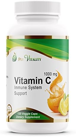 Vitamin C capsules High Potency Immune Boosting Formula for Protecting Against Immune System Deficiencies, Buffered C for Improved Bowel Tolerance, Sugar Free, 120 Vcaps