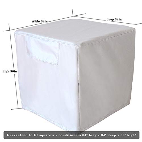 image for AKEfit Air Conditioner Cover Heavy Duty Waterproof Durable Outdoor Ela