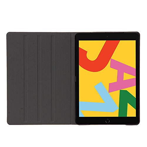LittleMax Case for iPad 10.2 Inch 2019 (7th Generation) Tablet, Ultra Slim Flip Folio Standing Case Auto Wake/Sleep Cover for New iPad 10.2 Inch - Gold Map