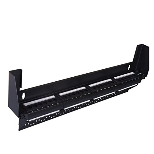 Rosewill 1U 19 Inch Steel Vertical Wall Mount Server Rack, Black (RSA-1UBRA002)