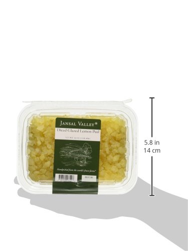 Jansal Valley Diced Glazed Lemon Peel, 1 Pound - Thumbnail 4