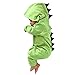 Noubeau Interesting Infant Baby Kids Cartoon Dinosaur Hooded Romper Jumpsuit Layette Sets Clothes(Green, 12-18 Months)