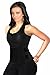Camellias Neoprene Sauna Suit - Waist Training Vest - Sauna Tank Top Vest with Adjustable Waist Trimmer / Shaper Trainer Belt for Weight Loss, SZ8012-Black-3XL