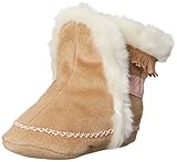Robeez Fab Folk Crib Shoe (Infant/Toddler),Taupe,6-12 Months M US