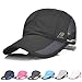 Sport Cap Summer Quick Drying Sun Hat UV Protection Outdoor Cap for Men, Women Black