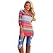 Fashion Women Loose Blouse Shirts For Teen Girls Casual Tops T-Shirt