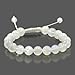 AD Beads Natural 10mm Gemstone Bracelets Healing Power Crystal Macrame Adjustable 7-9 Inch (Moonstone)
