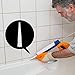 BUYGOO 16Pcs Caulking Tool Kit Silicone Sealant Finishing Tool (Blue) + Caulk Finishing Tools Metal ball Tile Floor Joint Repair Kit for Bathroom Kitchen