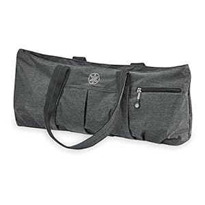 Gaiam All Day Yoga Tote Yoga Mat Bag, Grey