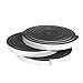Juvale 3 Pack Weather Stripping Foam Tape - Multi-Surface Black Adhesive Weatherstrip Foam Tape for Home Improvement, Weatherstripping - 10 feet Length