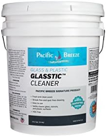 Pacific Breeze Products 4GP For Glass, Plastic, Mirrors Surface Cleaner - NO STREAK 5 Gallons
