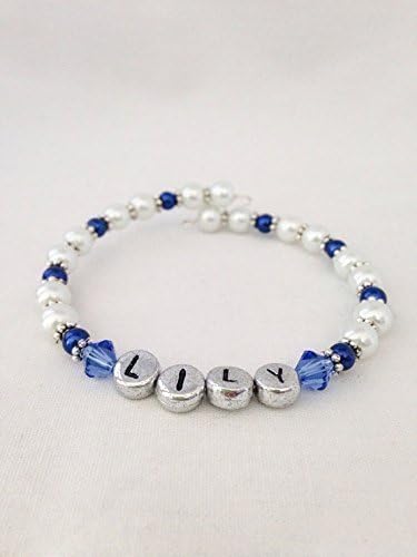 Personalized Swarovski Crystal Name Birthstone Bracelet