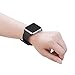 Sport Band for Apple Watch 38mm, Alritz Soft Silicone iWatch Band Replacement Strap with Quick Release Buckle for Apple Watch Nike+, Series 2, Series 1, Sport, Edition, Black