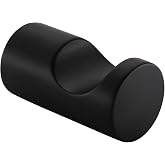 LOWCUS YB0403BL High-end Repalcement for Moen Align Bathroom tub Kitchen Bedroom Single Robe Hook, Matte Black