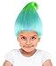 Colorful Pointy Troll Cosplay Costume Wig Collection, Multiple Color Options, Unisex, Adult & Kids Sizes