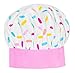 Handstand Kitchen Child's 100% Cotton Bright Pastel Print Apron, Mitt and Chef's Hat Set - Sprinkles
