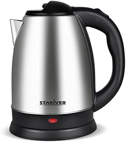 Electric Kettle Stainless Steel Cordless with Fast Boil, Auto Shut Off and Boil Dry Protection, Electric Tea Kettle - 2018 Upgraded - Classic Collection - Stariver