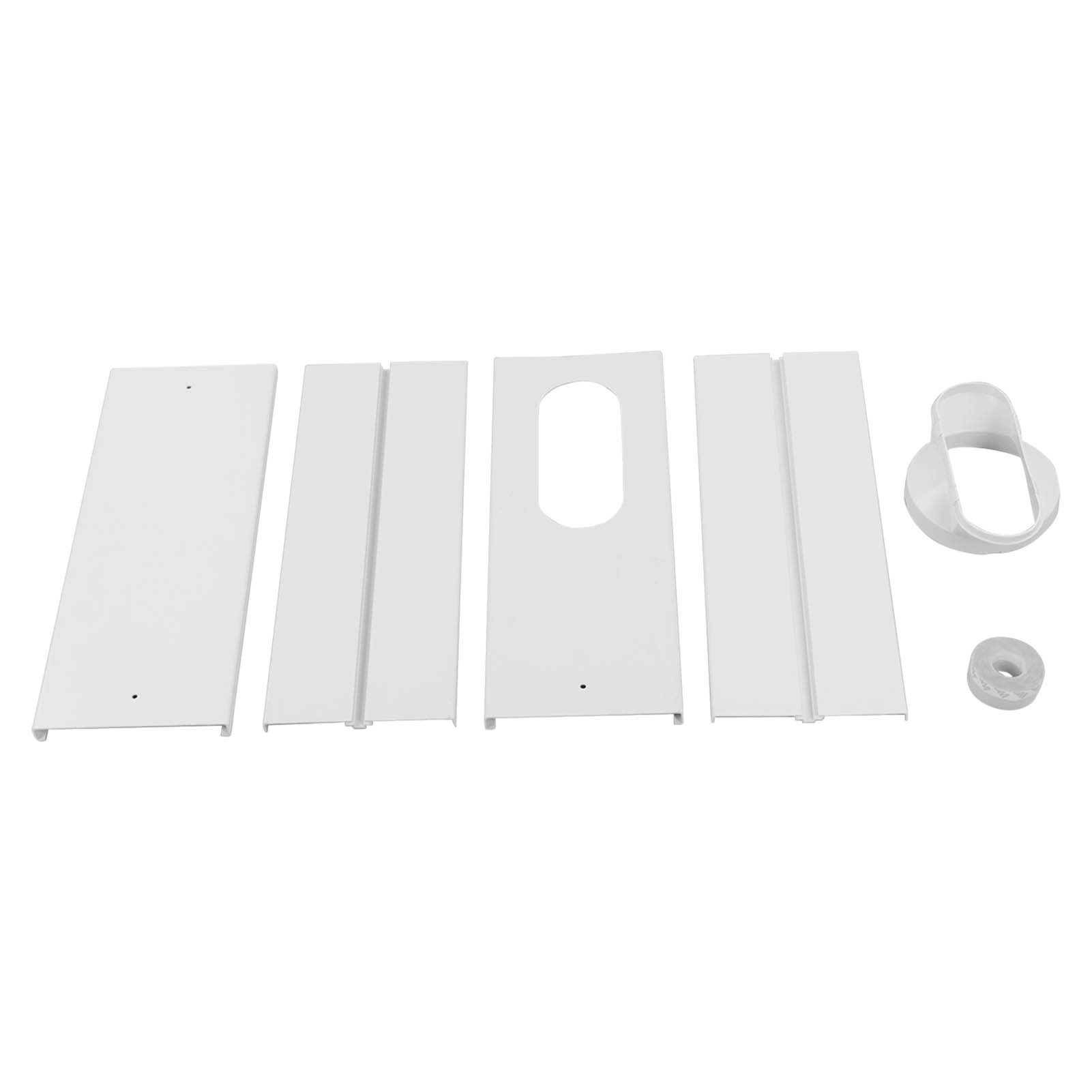 Garosa Universal Air Conditioner Window Kit, Portable Air Conditioning Window Kit Retractable Baffle Push Pull Exhaust Duct, Air Conditioners Accessories