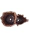 Dahlia Driftwood Stump Log Concrete Planter/Succulent Pot/Plant Pot, 8.4L x 4.5W