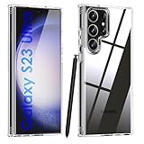 Case for Samsung Galaxy S23 Ultra, Clear Shockproof