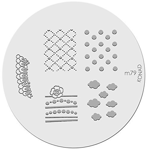 Konad Stamping Nail Art Image Plate - M79