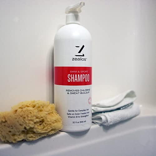 Zealios Swim & Sports Shampoo Remove Chlorine & Salt Water, Perfect