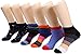 Marino Avenue Mens Ankle Socks - Funky Colorful Low Cut Sock For Men - Size 10-13 - Style 4-6 Pack
