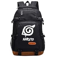 Gumstyle Naruto Luminous School Bag College Backpack Bookbags Student Laptop Bags