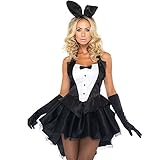 Sexy Bunny Costume Halloween Fancy Dress Rabbit Tuxedo