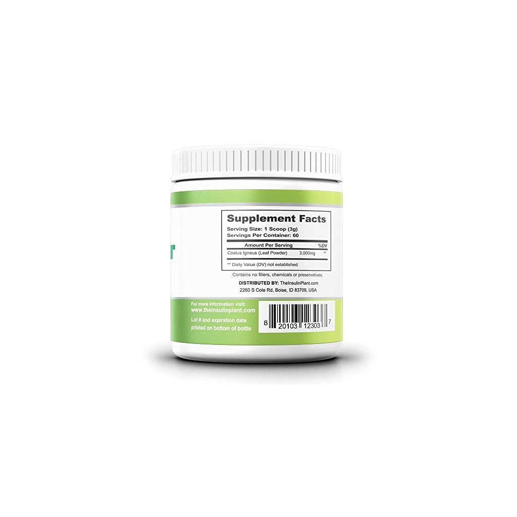 Insulin Plant Leaf Powder (Costus Igneus) Blood Sugar