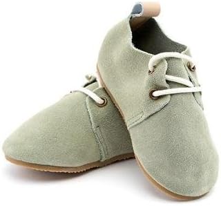 Piper Finn OLIVINE Genuine Leather Oxford Shoes - Size 10 Up to 7.25" Hard Sole