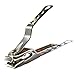 Long Handle Toenail and Fingernail Clipper by Bizarre.ly with 360 Degree Rotating Swivel Head. Pedicure and Manicure Tool to Easily Cut and Trim Both Normal and Ingrown Nails