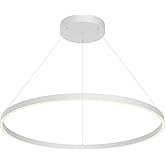 Kuzco Lighting PD87736-WH Cerchio - 84W LED Pendant-1.5 Inches Tall and 35.38 Inches Wide, Finish Color: White