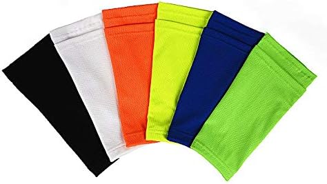 WUQIAN Soccer Shin Pads Holder Sports Foot Socks Football Shin Guards Lock Sleeves White Adult