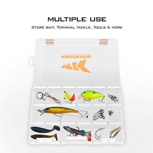 KastKing Tackle Box, 4 Packs Plastic Storage Box - Fishing Tackle Storage- 3700 Tackle Box / 3600 Tackle Box