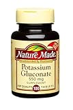 Nature Made Potassium Gluconate 550mg, 100 tablets