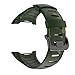 patrohoo Bands for Suunto Core Strap, Rubber Replacement Watch Band for Suunto Core SS014993000(Army Green)?