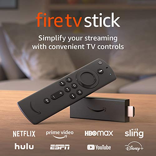 Fire TV Stick with Alexa Voice Remote (includes TV controls) HD streaming device 2020