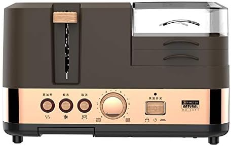 Toaster Fully Automatic Stainless Steel Breakfast Toaster Defrost Heating Set, Quick Toast, Grill, Boiled Eggs