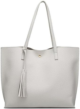 Yuan Women Handbag Leather Shopping Shoulder Tote Bag Purse Top-Handle Bags for Girl