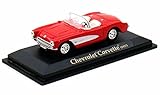 Yatming 1957 Chevrolet Corvette Convertible 1/43 Scale Diecast Model Car Red