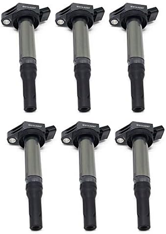 Syuda Pack of 6 Ignition Coil for Toyota Avalon Camry Highlander RAV4 Sienna Venza Lexus ES350 IS350 RX350 3.5L 90919-A2007