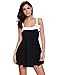 LookbookStore Womens Bow Swimdress Bandeau One-piece Skirt Bathing Suit Swimsuit