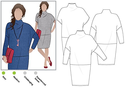 Style Arc Sewing Pattern - Cher Knit Dress (Sizes 18-30)